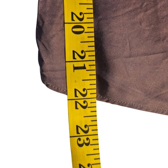 Anthropologie Women’s Mauve Viscose Asymmetric Midi Skirt M Minimalist Quiet Lux - Picture 12 of 14